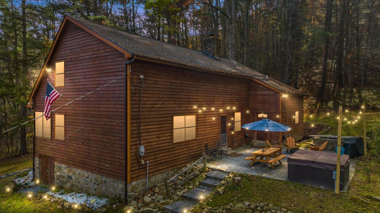 Sleepy Hollow 5Br Cabin - National Park 7 Min, Hot Tub, Fire Pit, Sleeps 12 卢雷 外观 照片